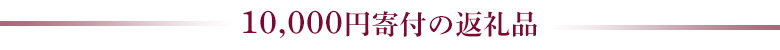 10,000円の返礼品