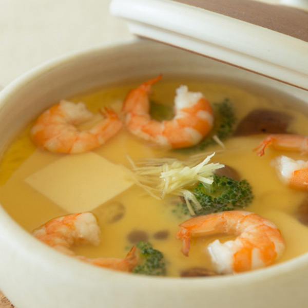 コンソメ仕立ての西洋茶碗蒸し