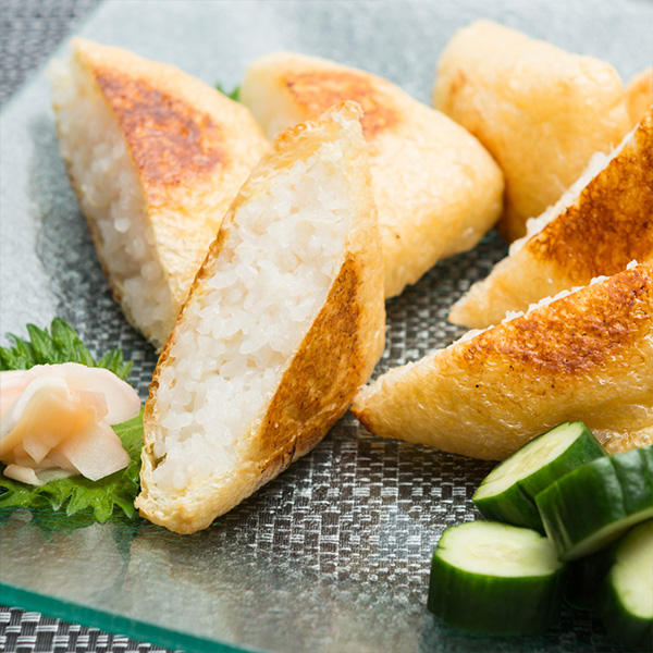 新生姜ごはんの焼きいなり