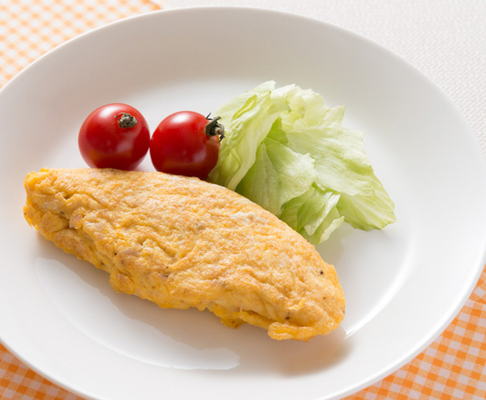 おからパウダーレシピ 朝オムレツ